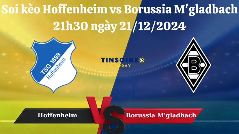 Nhận định soi kèo Hoffenheim vs Borussia M'gladbach 21h30 ngày 21/12/2024