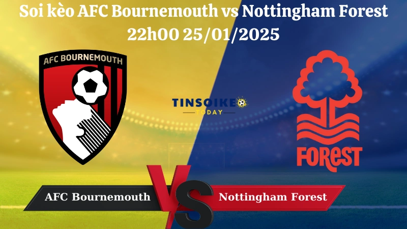 Nhận định soi kèo AFC Bournemouth vs Nottingham Forest 22h00 ngày 25/01/2025