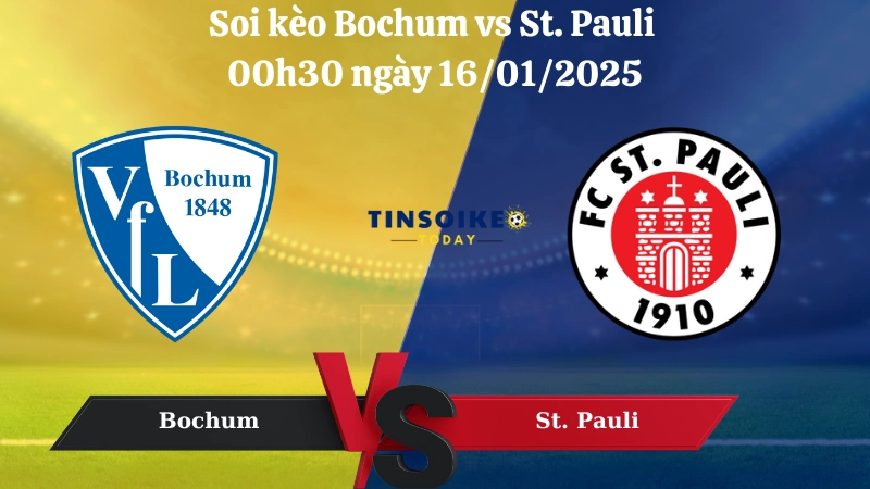 Nhận định soi kèo Bochum vs St. Pauli 00h30 ngày 16/01/2025