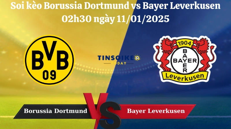 Nhận định soi kèo Borussia Dortmund vs Bayer Leverkusen 02h30 ngày 11/01/2025